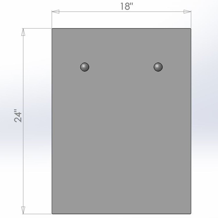 TAC Rectangle 18"x24"