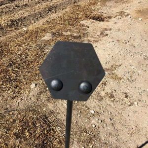 Alternative view of NEW NO WELD .22/Rimfire Knock Over targets