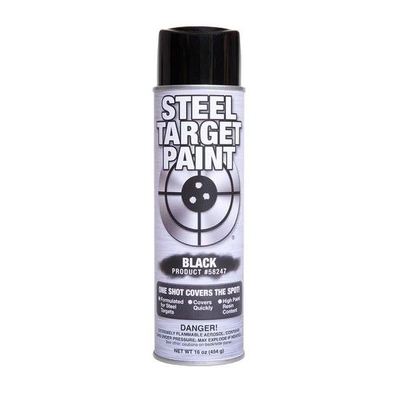 Black Steel Target Paint