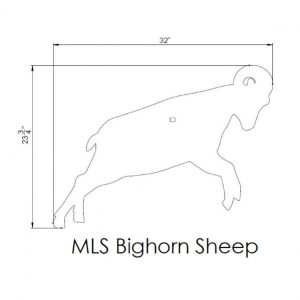 MLS Target Plate Only, Reduced Size North American Big Game Animal Shapes - Image 14
