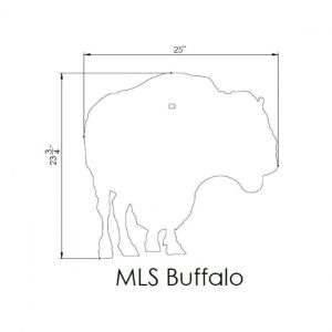 MLS Target Plate Only, Reduced Size North American Big Game Animal Shapes - Image 21