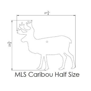 MLS Target Plate Only, Reduced Size North American Big Game Animal Shapes - Image 12