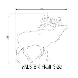 MLS Target Plate Only, Reduced Size North American Big Game Animal Shapes - Image 11