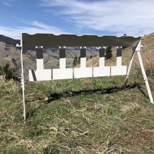 Alternative view of Hat Creek Rifle Plate Rack