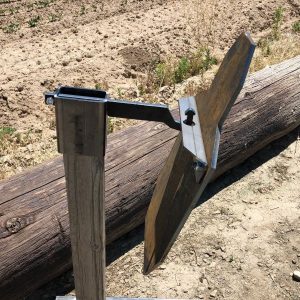 BC-C Zone® target with NEW and IMPROVED "no weld" 2x4 bracket and Base - Image 3