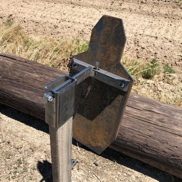 BC-C Zone® target with NEW and IMPROVED "no weld" 2x4 bracket and Base - Image 4