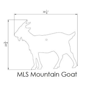 MLS Target Plate Only, Reduced Size North American Big Game Animal Shapes - Image 19
