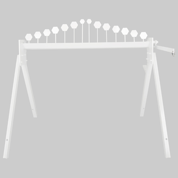 22 rimfire plate rack shooter target