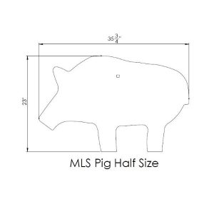 MLS Target Plate Only, Reduced Size North American Big Game Animal Shapes - Image 17