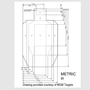 Alternative view of Official USPSA/IPSC Cardboard Targets