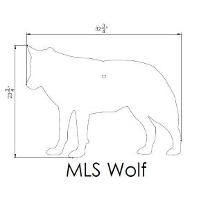 MLS Target Plate Only, Reduced Size North American Big Game Animal Shapes - Image 18
