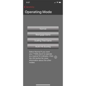 operating mode screenshot